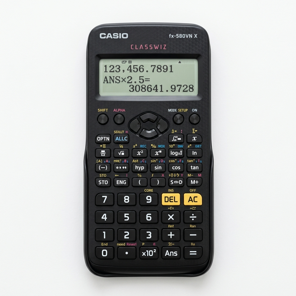 Máy Tính Để Bàn Casio FX-580VN X - Màu Đen